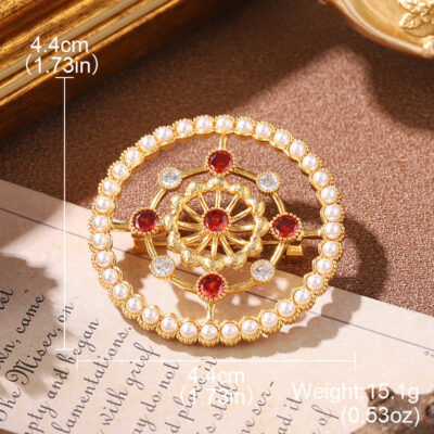 French retro high-end brooches